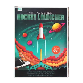 Air-powered rocket set