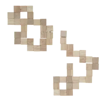 Wooden cube puzzle