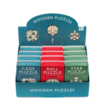 Mini wooden puzzles - Assorted