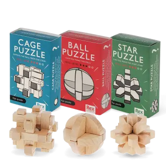 Mini wooden puzzles - Assorted