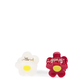 Mini hair claw clips (set of 2) - Flowers