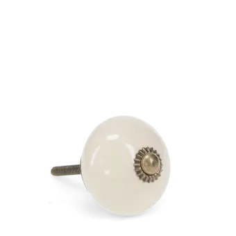 Ceramic drawer knob - Cream