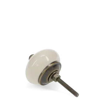 Ceramic drawer knob - Cream