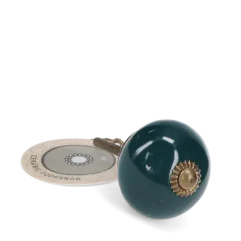 Ceramic drawer knob - Blue