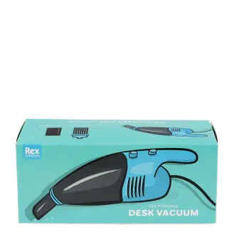 USB powered desk vacuum