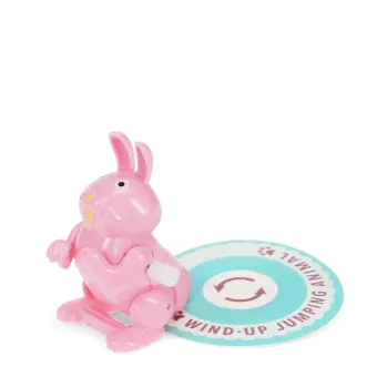 Wind-up jumping animal toy - Bunny