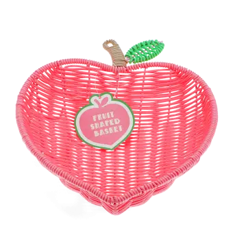 Summer fruit woven basket - Strawberry