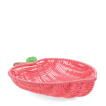 Summer fruit woven basket - Strawberry