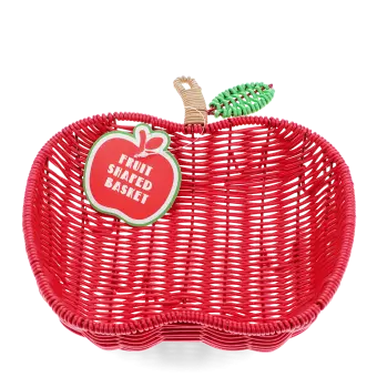 Summer fruit woven basket - Apple