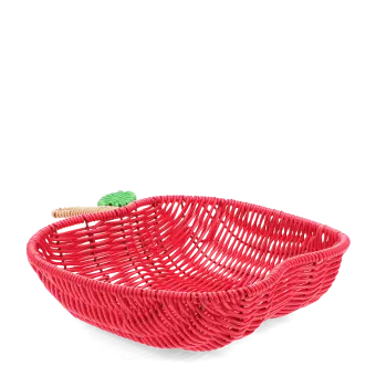 Summer fruit woven basket - Apple