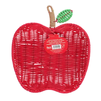 Summer fruit woven basket - Apple