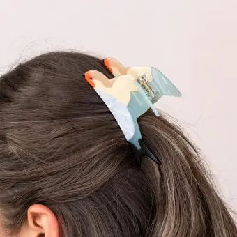 Hair claw clip - Parakeet