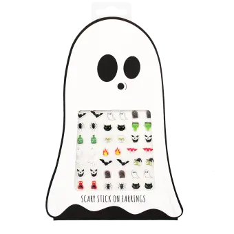 Stick on earrings (30 pairs) - Spooky