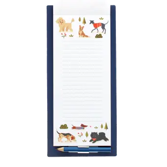Magnetic Shopping List - Dog Park