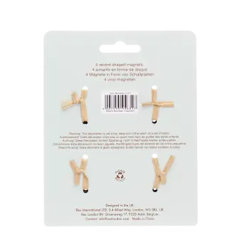 Mini music media magnets (set of 4) - Vinyl record