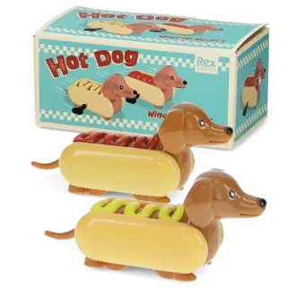 Wind-up racers (set of 2) - Hot Dog