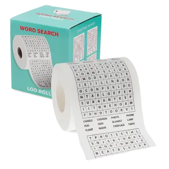 Word search loo roll