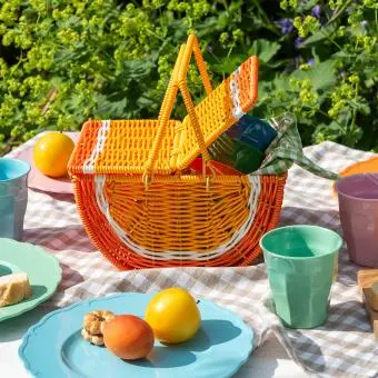 Little fruit picnic basket - Orange