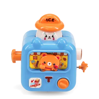 Wind-up ice cream van racer - Blue