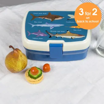  Lunch box with tray - Sharks