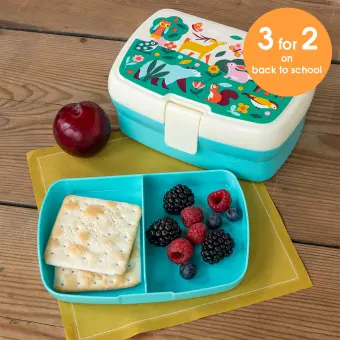 Lunch box with tray - Woodland