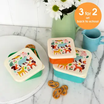 Snack boxes (set of 3) - Woodland