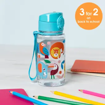 Children's water bottle - Wild Wonders (sports cap, 450ml)