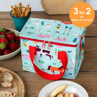 Insulated lunch bag - Farmyard
