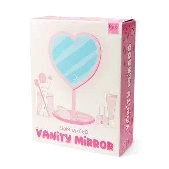 Light up vanity mirror - Heart