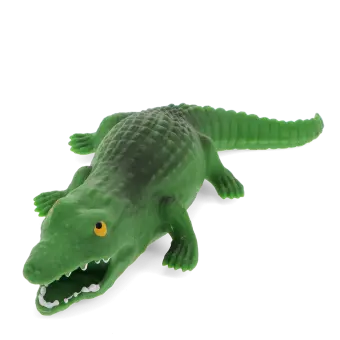 Green squeezy crocodile