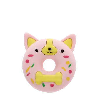 doughnut shape dog eraser out of the box