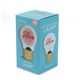 USB rechargeable light bulb lamp - Love