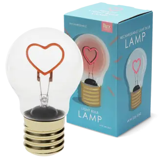 USB rechargeable light bulb lamp - Heart