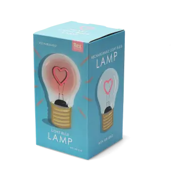 USB rechargeable light bulb lamp - Heart