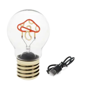 USB rechargeable light bulb lamp - Mushroom