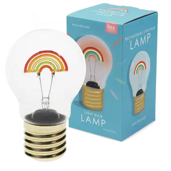 USB rechargeable light bulb lamp - Rainbow