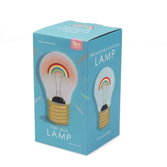 USB rechargeable light bulb lamp - Rainbow