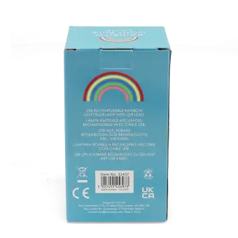 USB rechargeable light bulb lamp - Rainbow