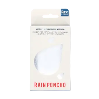 Rain poncho in box 