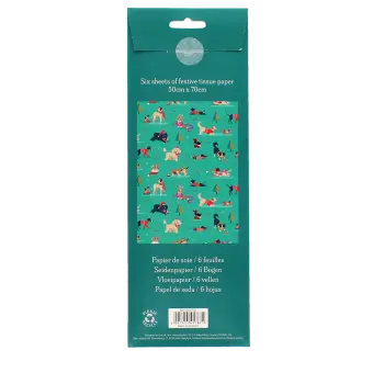 back of tissue paper packaging box with barcode