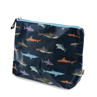 children wash bag featuring various kind of sharks print