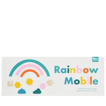 Packaging of wooden rainbow mobile