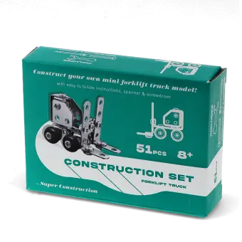Box of a forklift truck construction set 