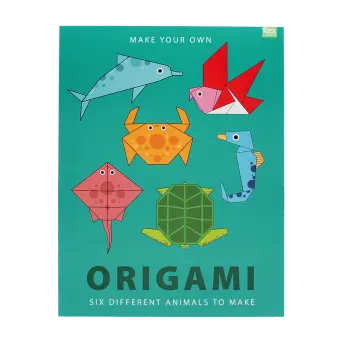 Make Your Own Origami kit featuring six different animals to make in packaging