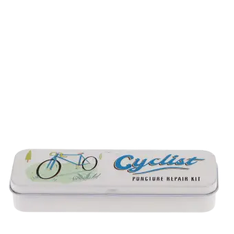 cyclist puncture puncture repair kit storage tin