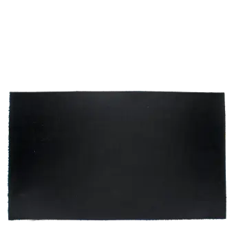 back of doormat in black rubber