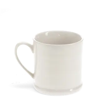 Stoneware mug with handle 