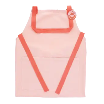 Two-tone utility apron - Pink