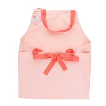 Two-tone utility apron - Pink