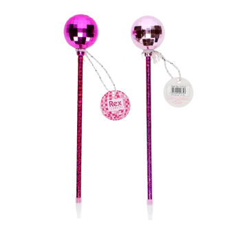 Disco pen ball in pink